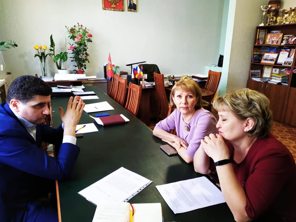 Встреча с главой Калининского сельского поселения