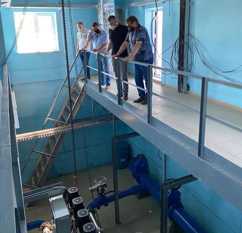 Завершено строительство сетей водоснабжения в станице Грушевской и хуторе Веселый Аксайского района