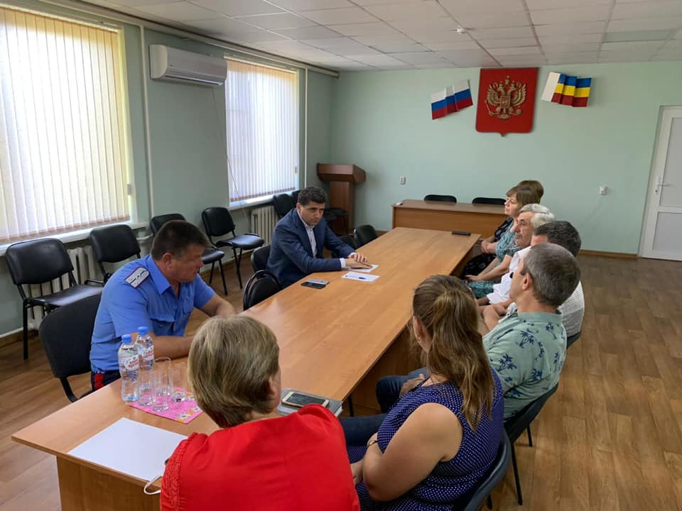 Информационная встречи с депутатами станицы Грушевская, Аксайского района