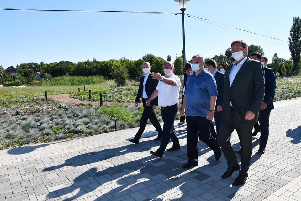 Губернатор Ростовской области В.Ю. Голубев с рабочим визитом посетил станицу Старочеркасскую