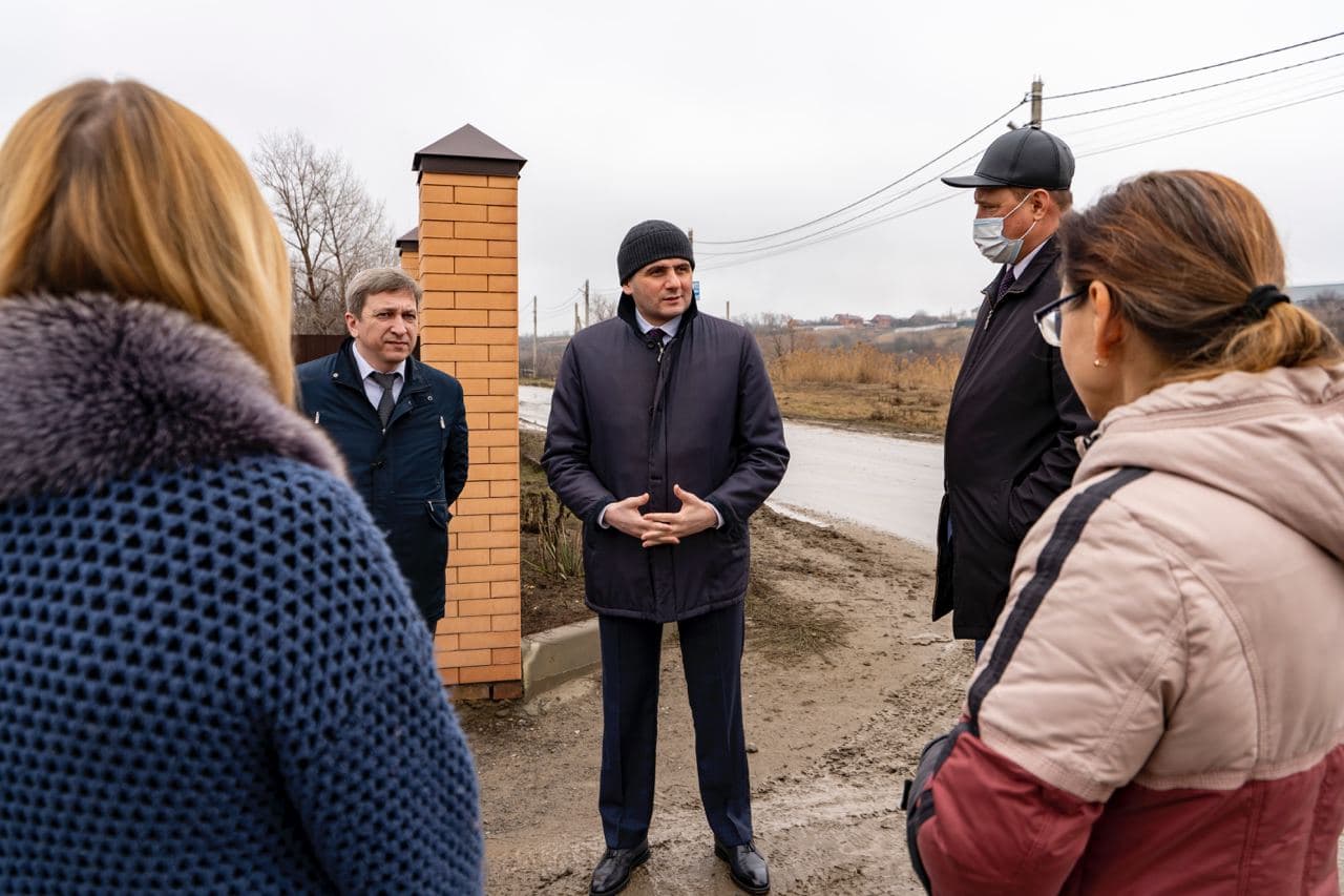 Сегодня с рабочей поездкой посетил хутор Большой Лог Аксайского района